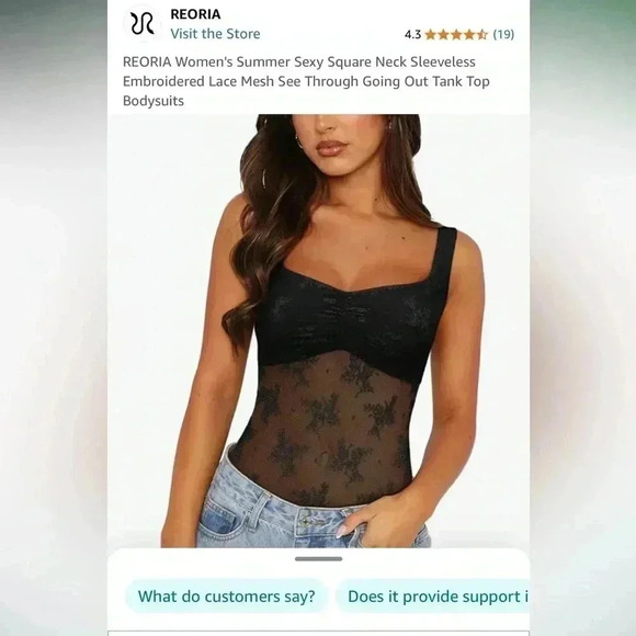 Lace bodysuit - Picture 1 of 3